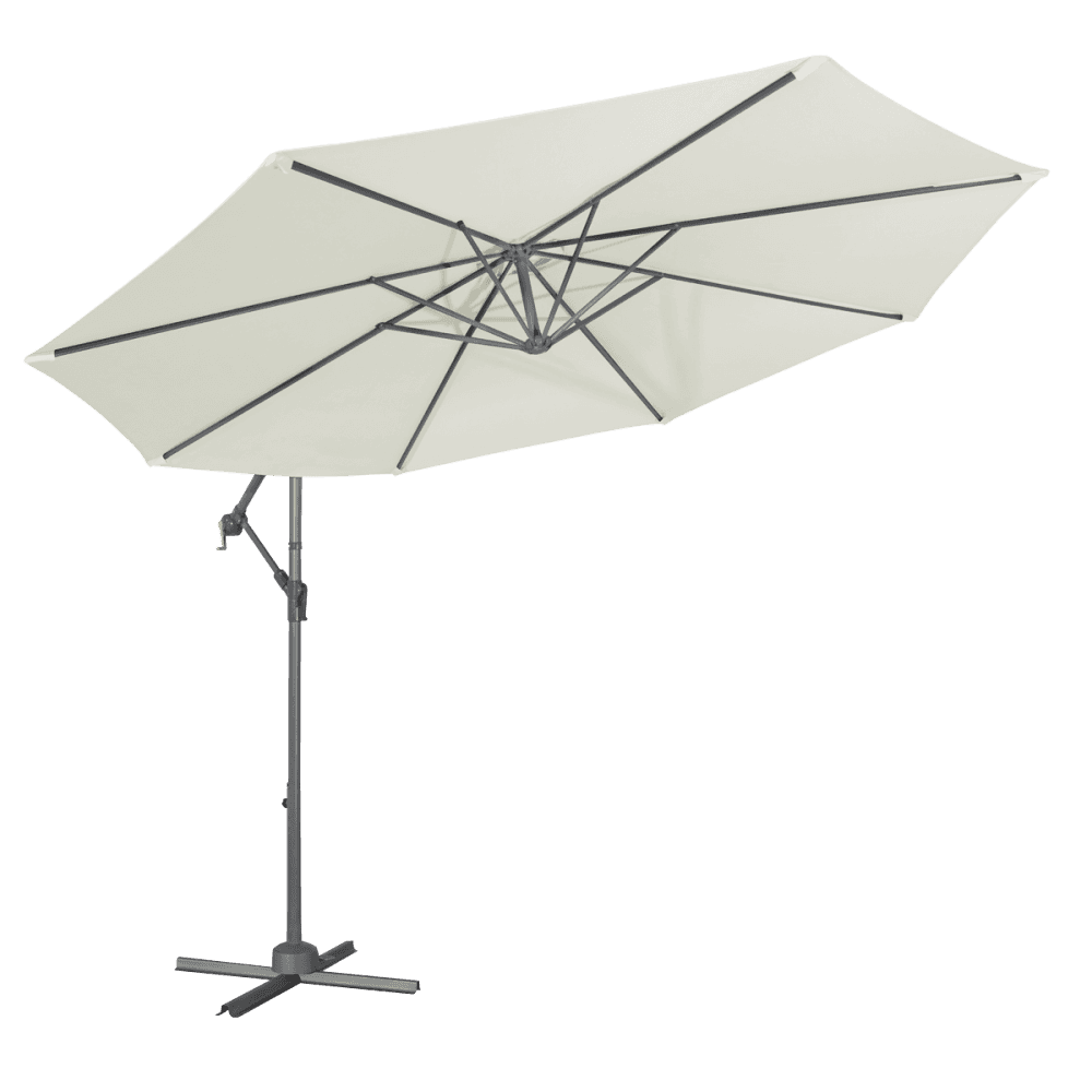 Dellonda Banana Parasol with Cover 3m - Cream Model No- DG265