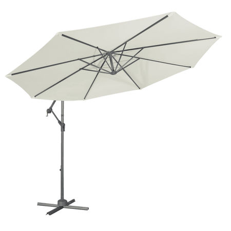 Dellonda Banana Parasol with Cover 3m - Cream Model No- DG265