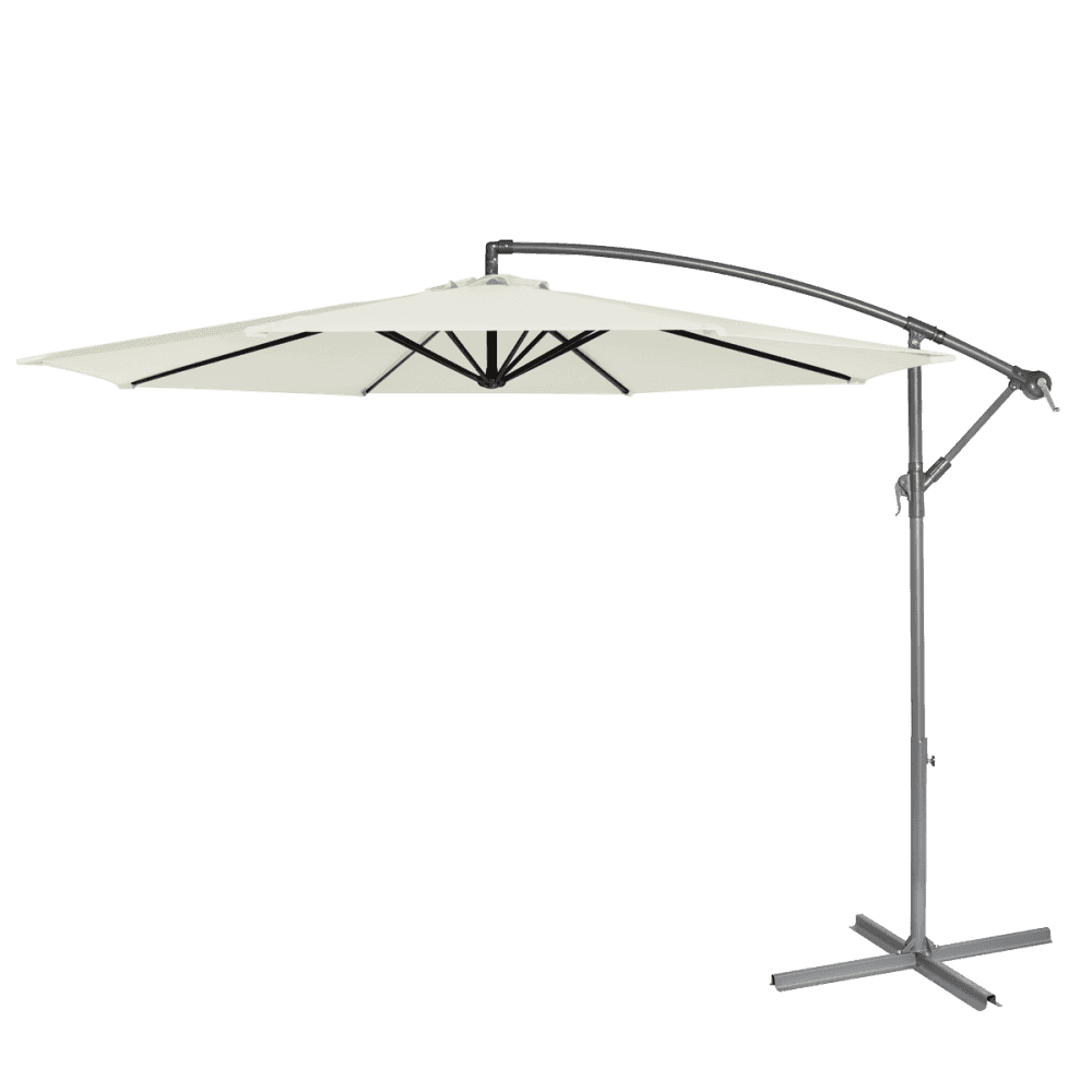 Dellonda Banana Parasol with Cover 3m - Cream Model No- DG265