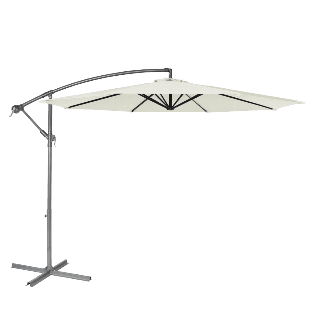 Dellonda Banana Parasol with Cover 3m - Cream Model No- DG265