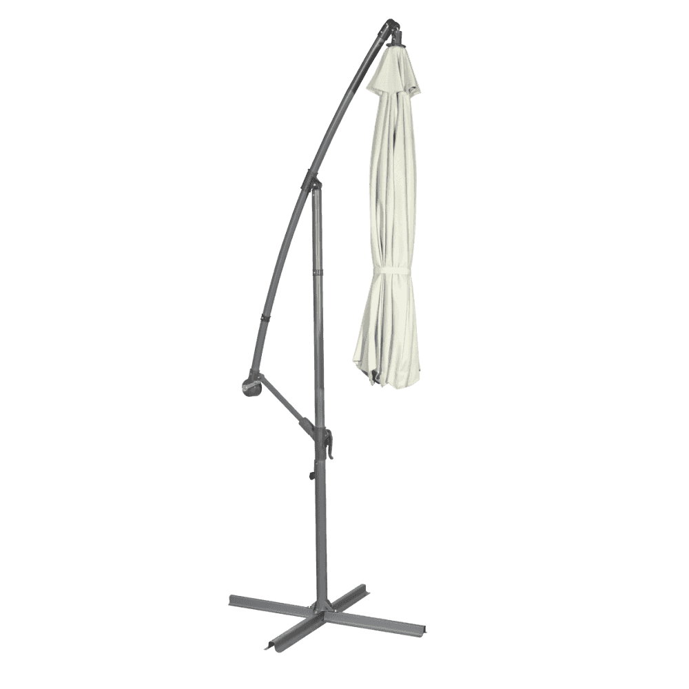 Dellonda Banana Parasol with Cover 3m - Cream Model No- DG265