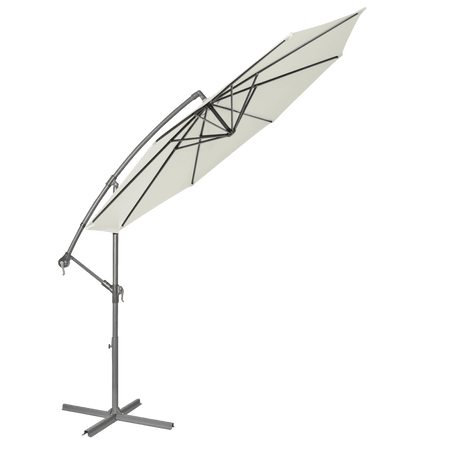Dellonda Banana Parasol with Cover 3m - Cream Model No- DG265