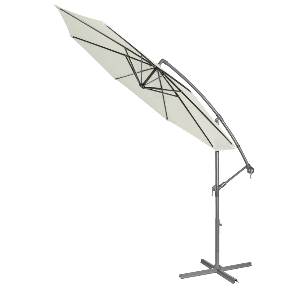 Dellonda Banana Parasol with Cover 3m - Cream Model No- DG265