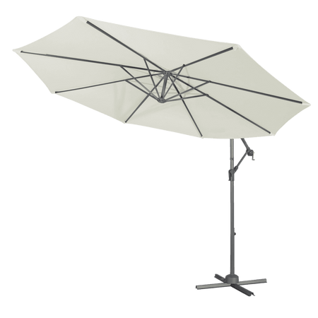 Dellonda Banana Parasol with Cover 3m - Cream Model No- DG265