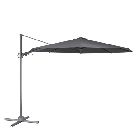 Dellonda Cantilever Parasol with 360 Rotation, Tilt & Cover 3m - Grey Model No- DG267