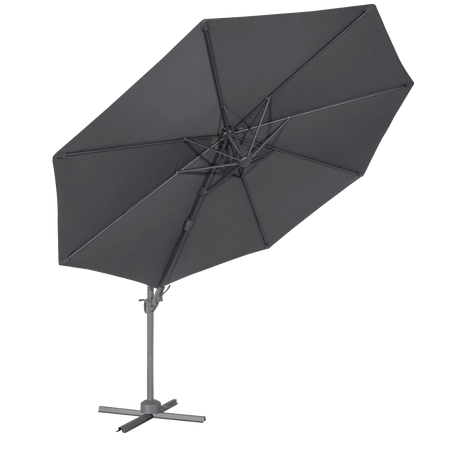 Dellonda Cantilever Parasol with 360 Rotation, Tilt & Cover 3m - Grey Model No- DG267