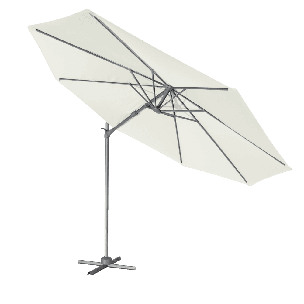 Dellonda Cantilever Parasol with 360 Rotation, Tilt & Cover 3m - Cream Model No- DG268