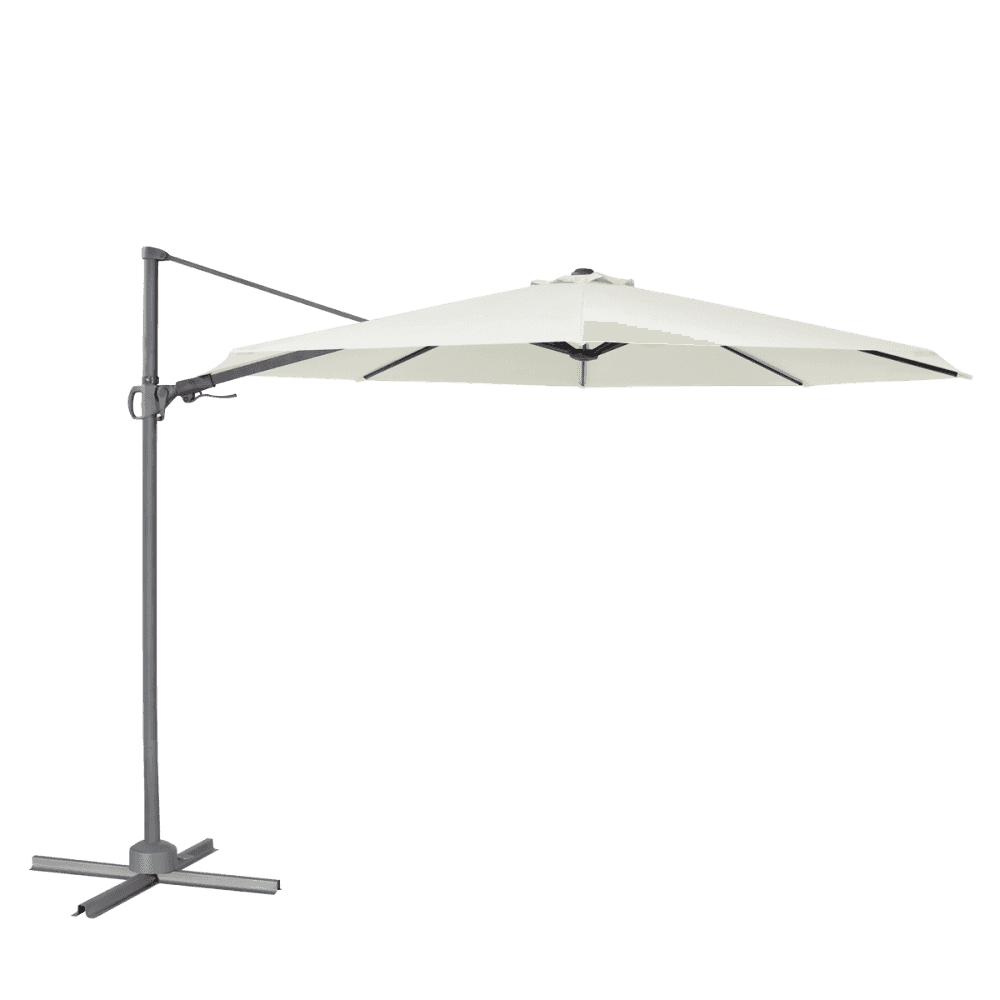 Dellonda Cantilever Parasol with 360 Rotation, Tilt & Cover 3m - Cream Model No- DG268