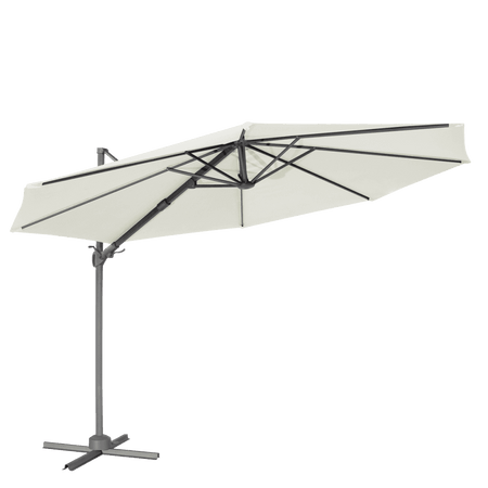 Dellonda Cantilever Parasol with 360 Rotation, Tilt & Cover 3m - Cream Model No- DG268