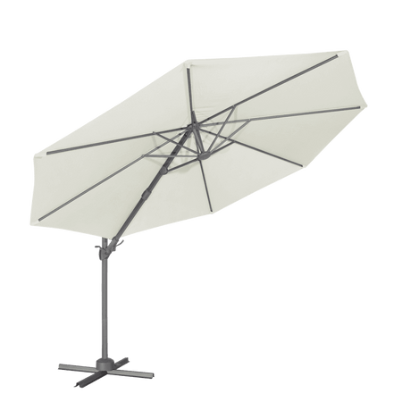 Dellonda Cantilever Parasol with 360 Rotation, Tilt & Cover 3m - Cream Model No- DG268