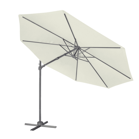 Dellonda Cantilever Parasol with 360 Rotation, Tilt & Cover 3m - Cream Model No- DG268