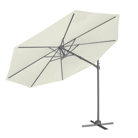 Dellonda Cantilever Parasol with 360 Rotation, Tilt & Cover 3m - Cream Model No- DG268