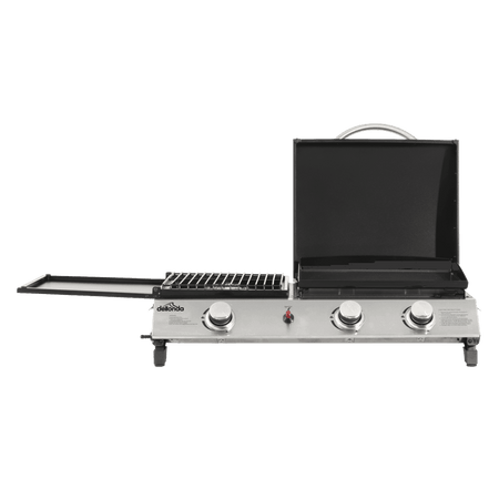 Dellonda 3 Burner Stainless Steel Portable Gas Plancha/Grill 8.5kW Model No- DG276