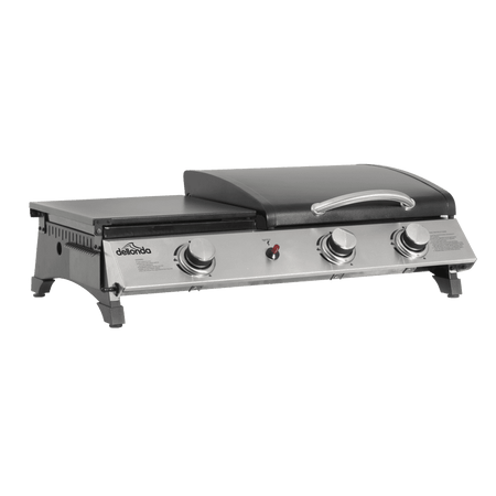 Dellonda 3 Burner Stainless Steel Portable Gas Plancha/Grill 8.5kW Model No- DG276