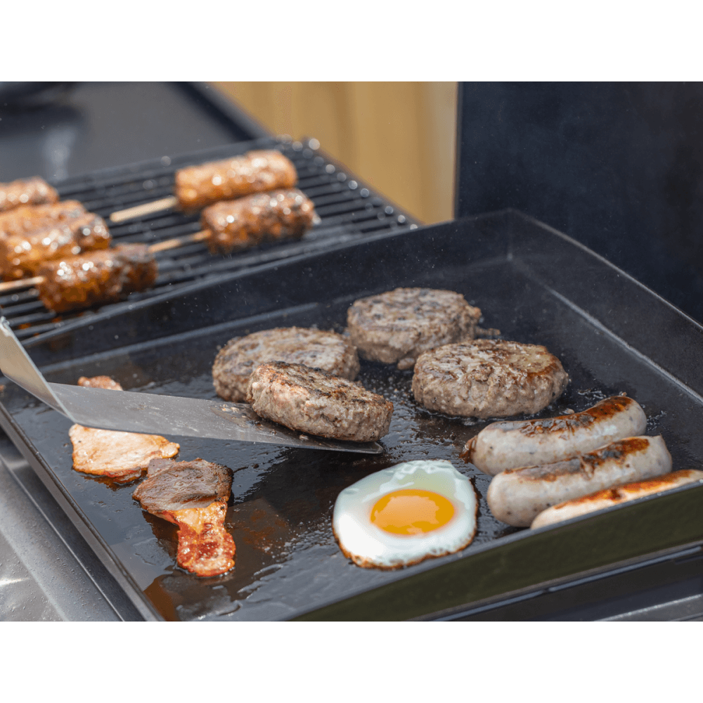 Dellonda 3 Burner Stainless Steel Portable Gas Plancha/Grill 8.5kW Model No- DG276