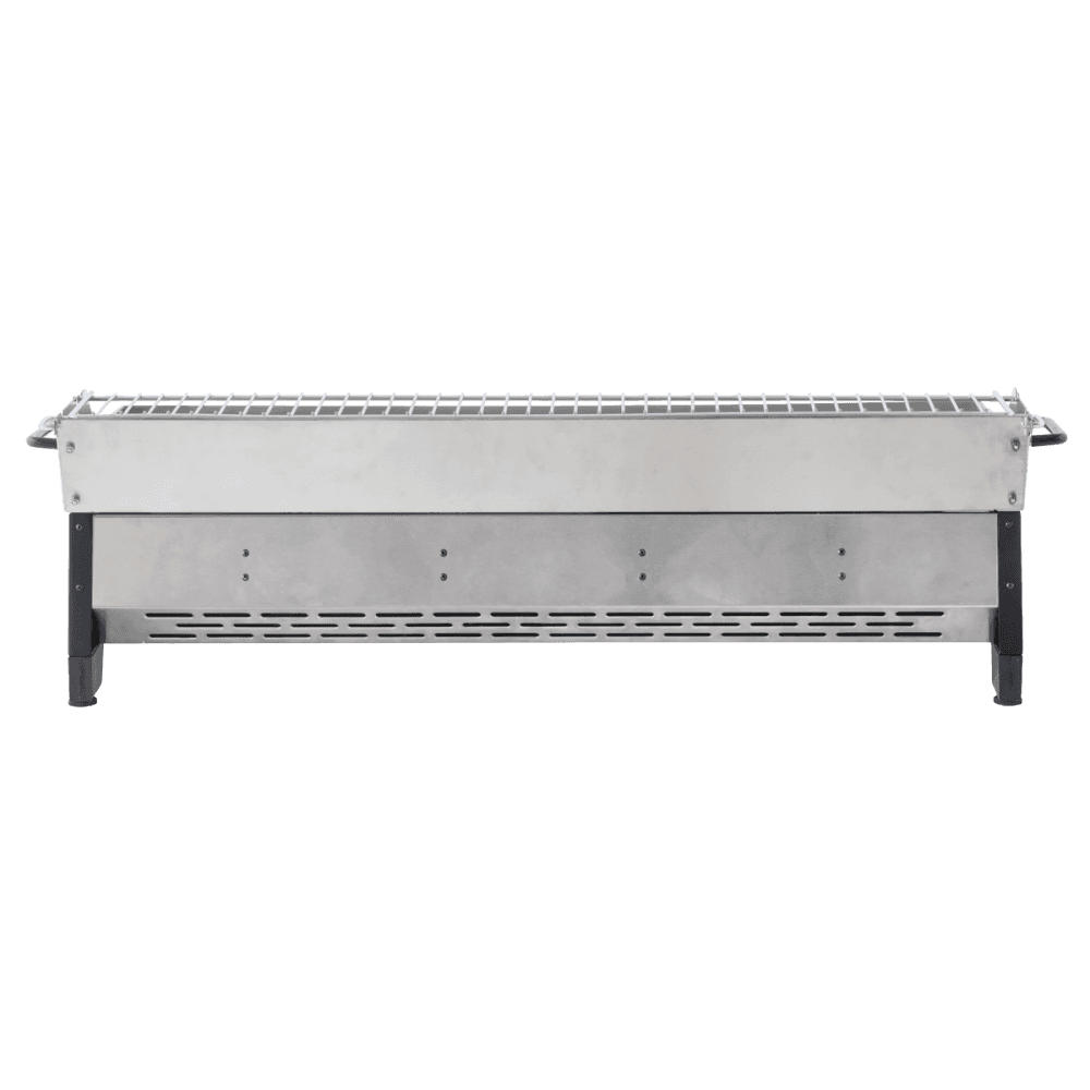 Dellonda 4 Burner Stainless Steel Portable Gas Plancha with Warming Rack 10kW Model No- DG277