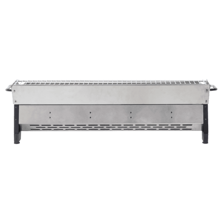 Dellonda 4 Burner Stainless Steel Portable Gas Plancha with Warming Rack 10kW Model No- DG277