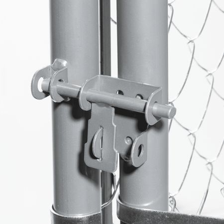 Dellonda Galvanised Steel Dog Kennel with Roof Cover & Chain Link Fencing Model No- DG281