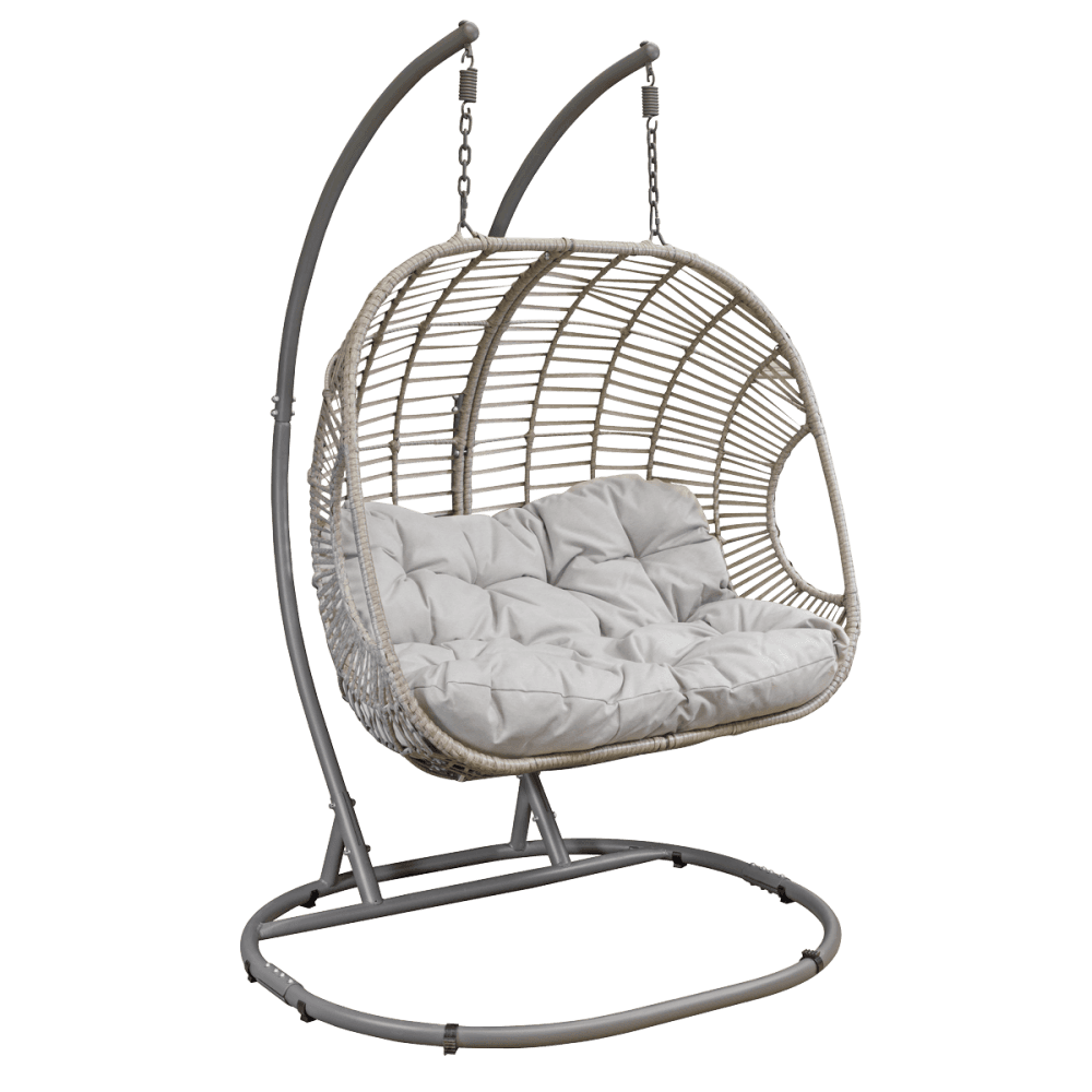 Dellonda Double Swinging Egg Chair with Cushion Model No- DG61