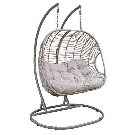 Dellonda Double Swinging Egg Chair with Cushion Model No- DG61