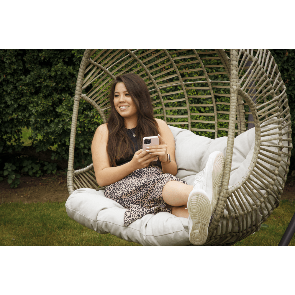 Dellonda Double Swinging Egg Chair with Cushion Model No- DG61