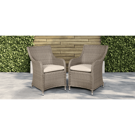 Dellonda Chester Rattan Wicker Outdoor Garden Dining Chairs 2pc Model No- DG64