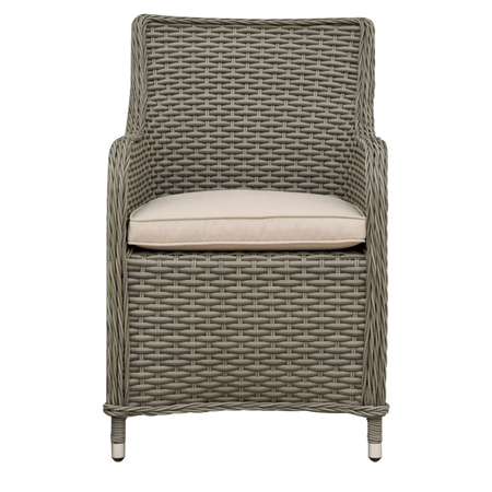 Dellonda Chester Rattan Wicker Outdoor Garden Dining Chairs 2pc Model No- DG64