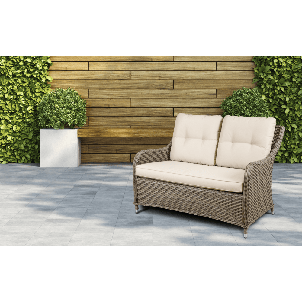Dellonda Chester Rattan Wicker Outdoor 2-Seater Sofa Model No- DG70