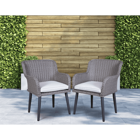 Dellonda Buxton Rattan Wicker Outdoor Chairs Set 2pc Model No- DG76