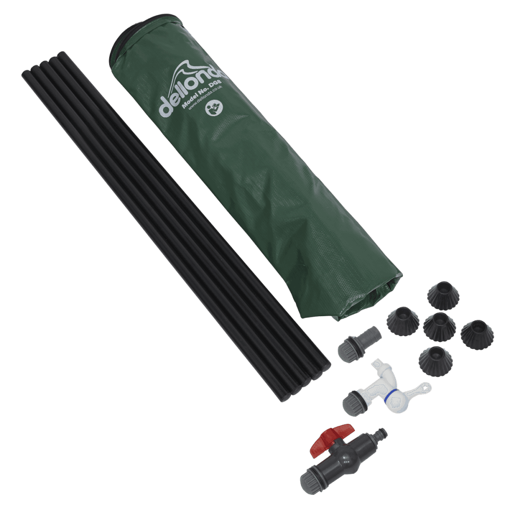 Dellonda Collapsible PVC Garden Water Butt with Zipped Lid & Drain Tap 100L Model No- DG8