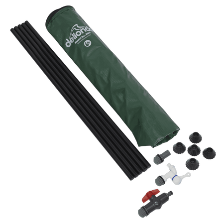Dellonda Collapsible PVC Garden Water Butt with Zipped Lid & Drain Tap 250L Model No- DG9