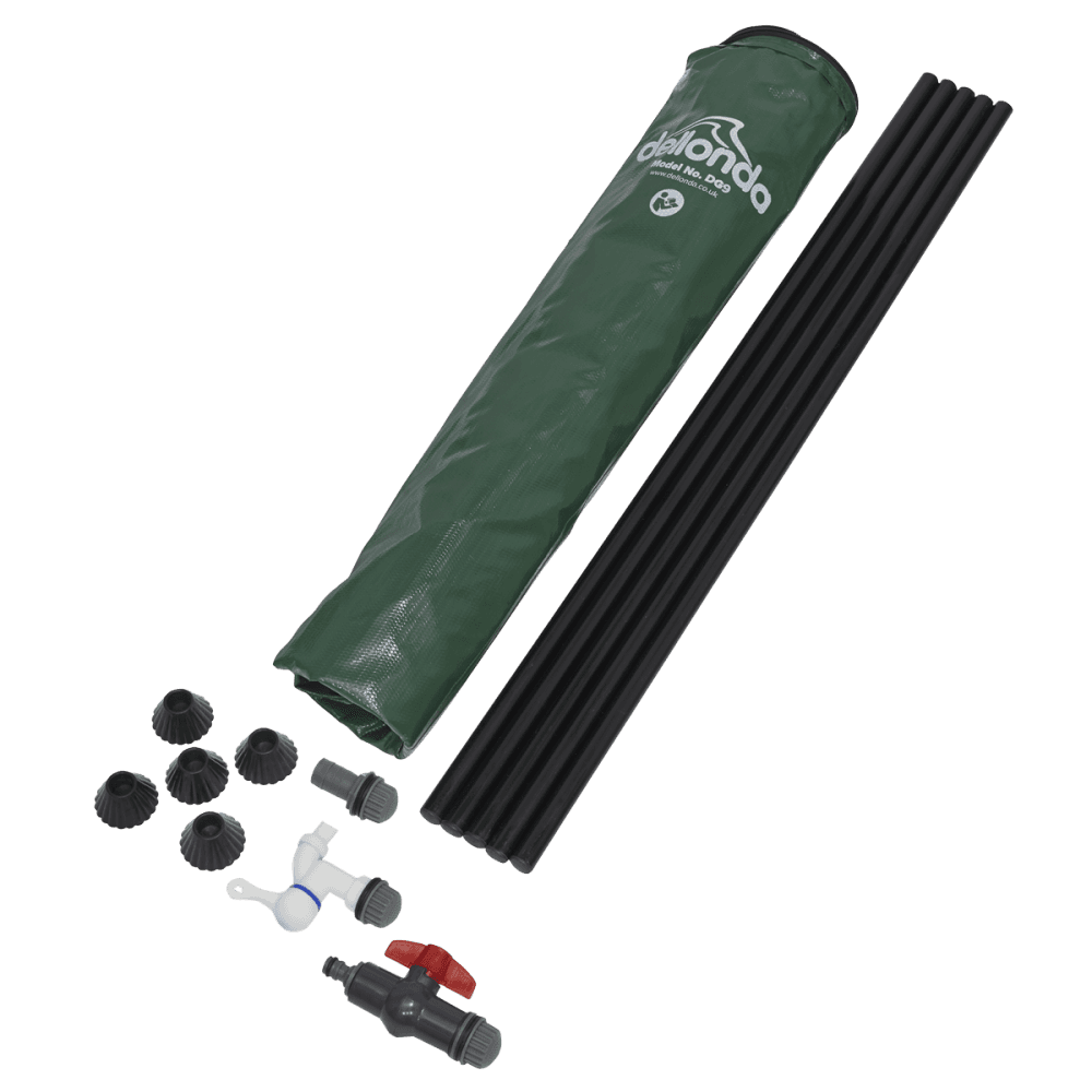 Dellonda Collapsible PVC Garden Water Butt with Zipped Lid & Drain Tap 250L Model No- DG9
