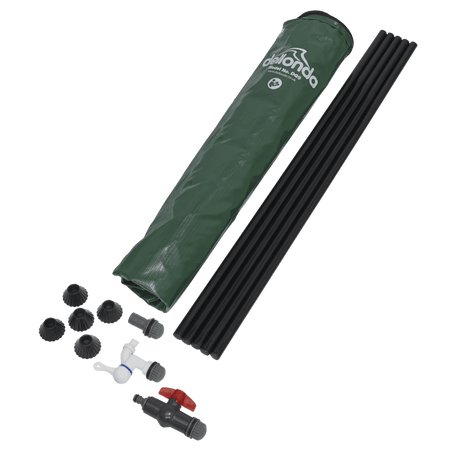 Dellonda Collapsible PVC Garden Water Butt with Zipped Lid & Drain Tap 250L Model No- DG9