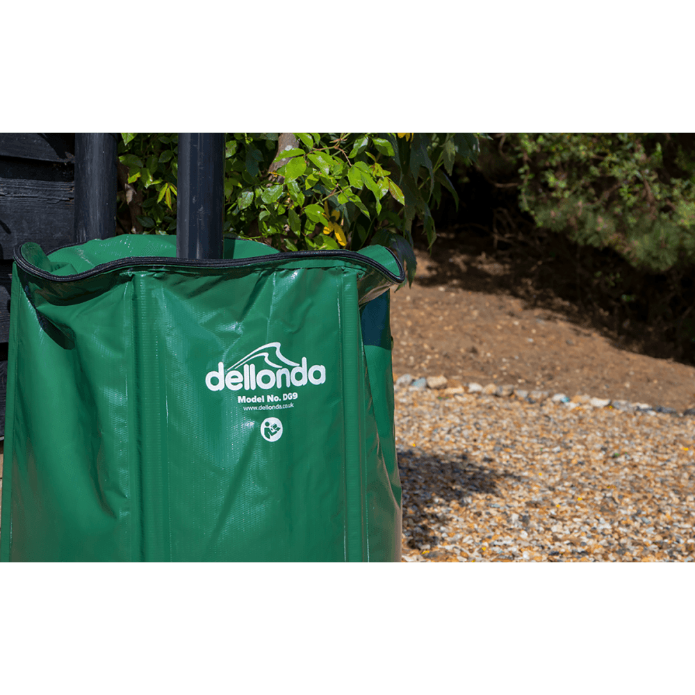 Dellonda Collapsible PVC Garden Water Butt with Zipped Lid & Drain Tap 250L Model No- DG9