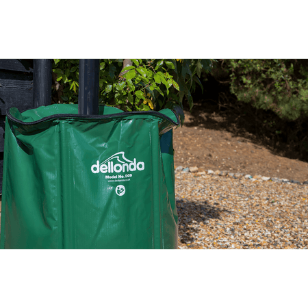 Dellonda Collapsible PVC Garden Water Butt with Zipped Lid & Drain Tap 250L Model No- DG9
