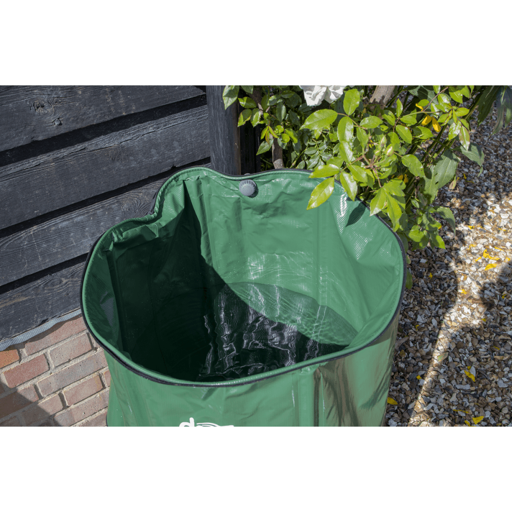 Dellonda Collapsible PVC Garden Water Butt with Zipped Lid & Drain Tap 250L Model No- DG9