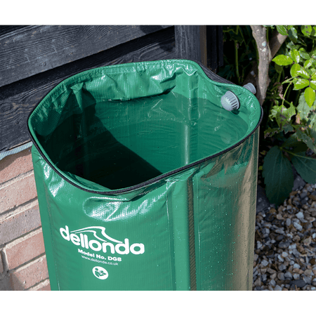 Dellonda Collapsible PVC Garden Water Butt with Zipped Lid & Drain Tap 250L Model No- DG9
