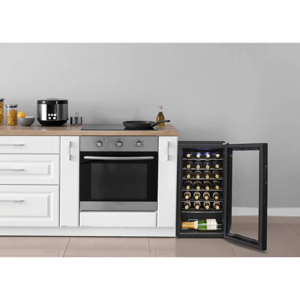 Baridi 28 Bottle Tabletop Wine Fridge & Cooler Model No- DH10