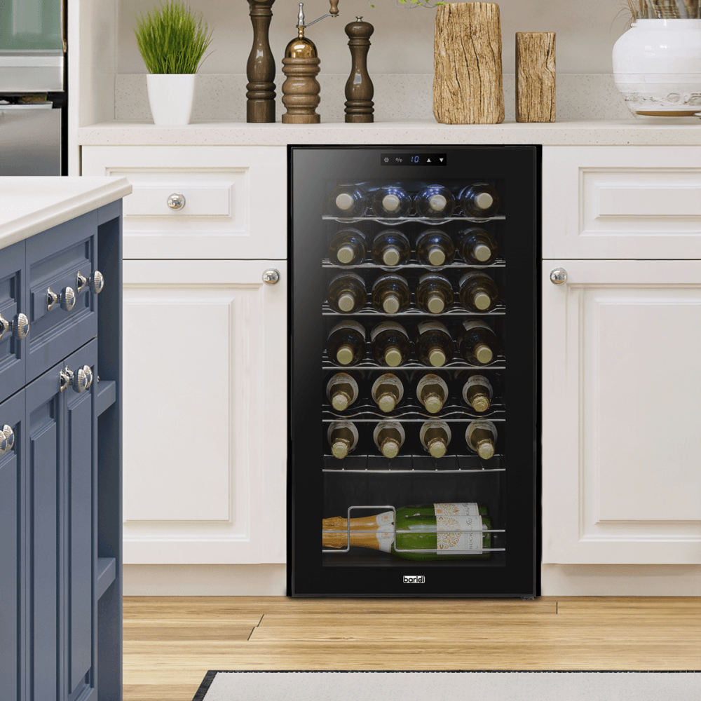 Baridi 28 Bottle Tabletop Wine Fridge & Cooler Model No- DH10