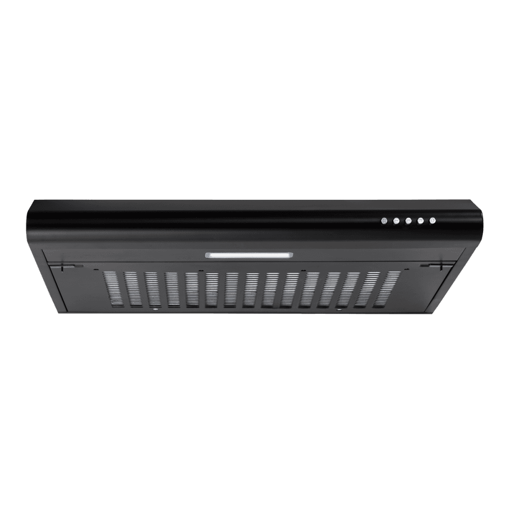 Baridi Visor Cooker Hood Extractor Fan 60cm - Black Model No- DH107