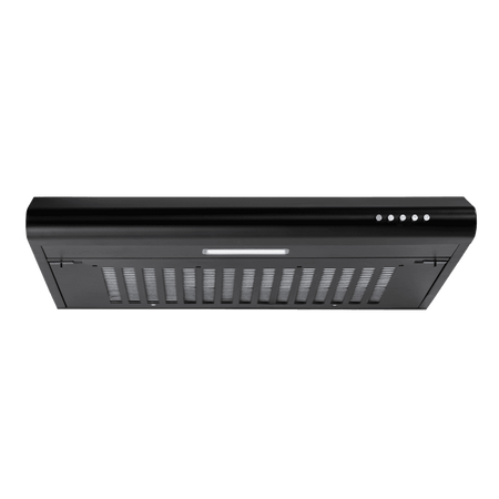 Baridi Visor Cooker Hood Extractor Fan 60cm - Black Model No- DH107