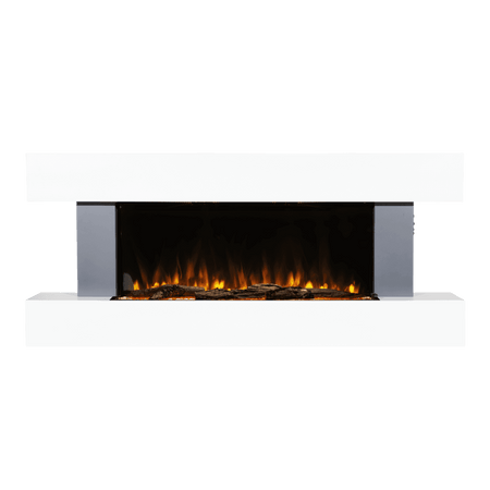 Baridi Wall Mounting Electric Fireplace with LED Flame Effect 52" - Grey Model No- DH112