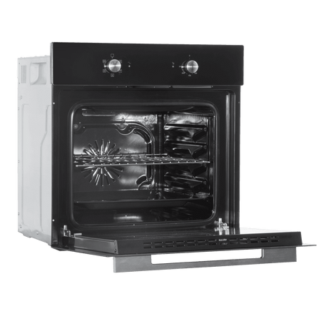 Baridi Integrated Fan-Assisted Electric Oven 60cm 55L Capacity - Black Model No- DH124