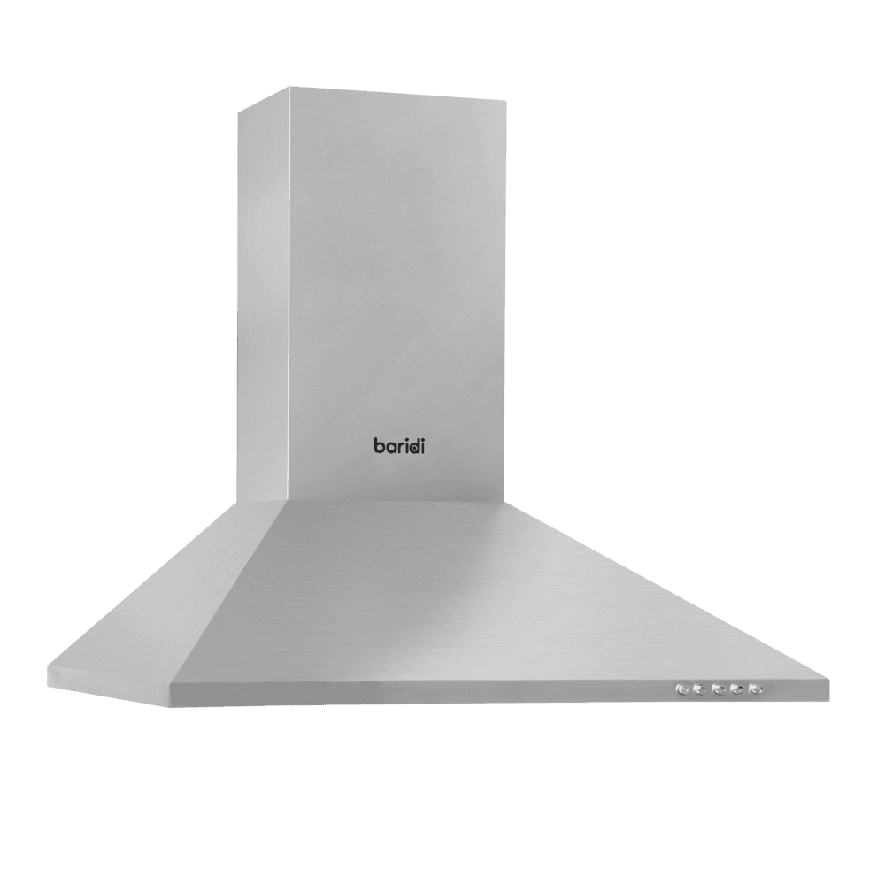 Baridi Cooker Hood with Carbon Filters 60cm - Stainless Steel Model No- DH126