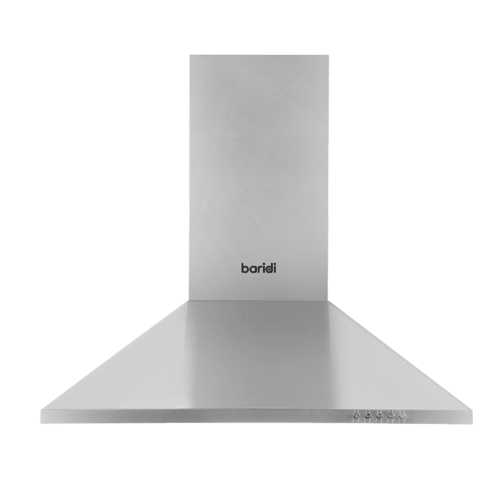 Baridi Cooker Hood with Carbon Filters 60cm - Stainless Steel Model No- DH126