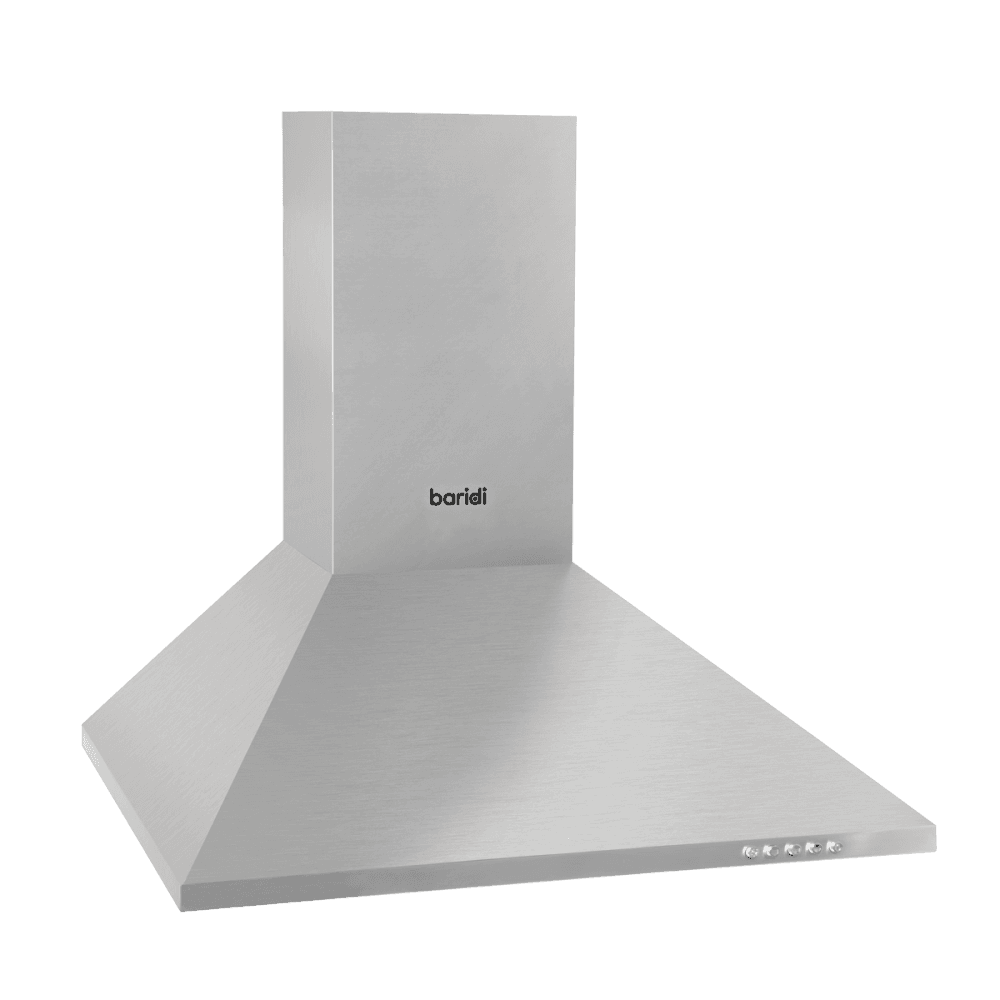 Baridi Cooker Hood with Carbon Filters 60cm - Stainless Steel Model No- DH126