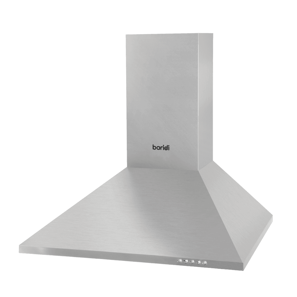 Baridi Cooker Hood with Carbon Filters 60cm - Stainless Steel Model No- DH126