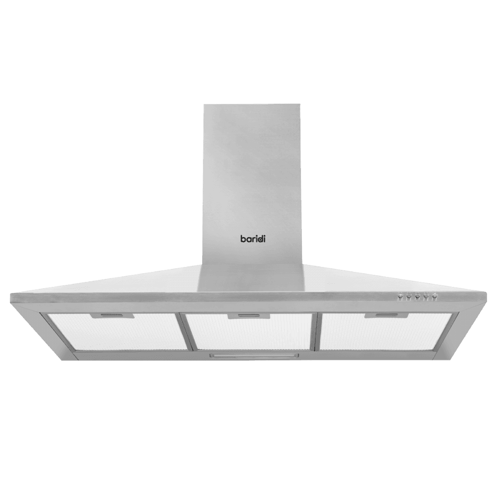 Baridi Cooker Hood with Carbon Filters 90cm - Stainless Steel Model No- DH127