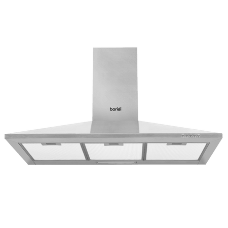 Baridi Cooker Hood with Carbon Filters 90cm - Stainless Steel Model No- DH127