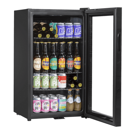 Baridi Wine, Beer & Drinks Fridge 85L Capacity - Black Model No- DH13